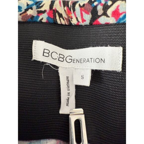 BCBGeneration Size S Artsy Colorful Straight Pencil Mini Skirt Stretch Pull On - Picture 5 of 7